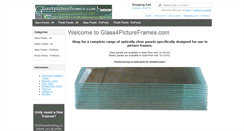 Desktop Screenshot of glass4pictureframes.com